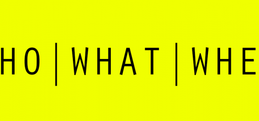 The Who, What & When